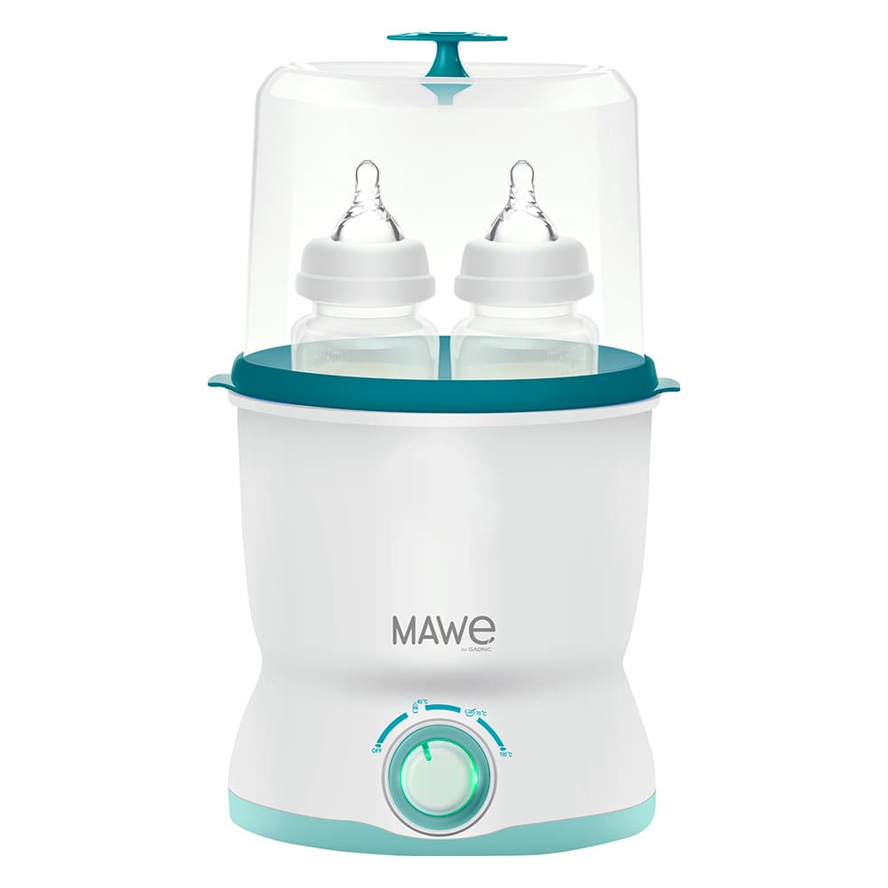 Esterilizador De Mamaderas Doble Mawe By Gadnic Calentador Multifunción Digital 