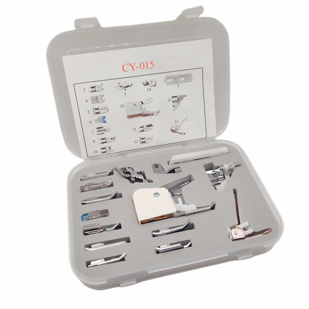 Kit x15 Pie Prensatelas Gadnic Para Maquina de Coser