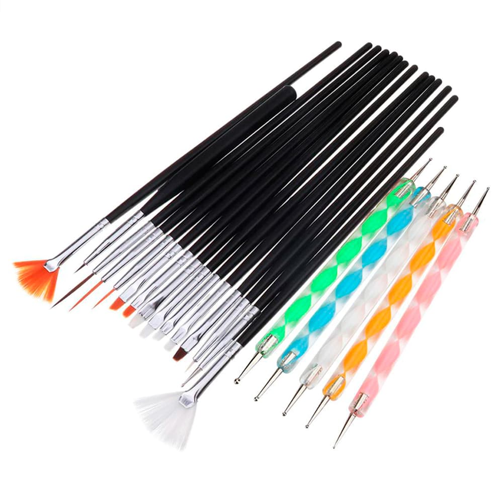 Set Pinceles Gadnic Decoración De Uñas Nail Art Kit Outlet