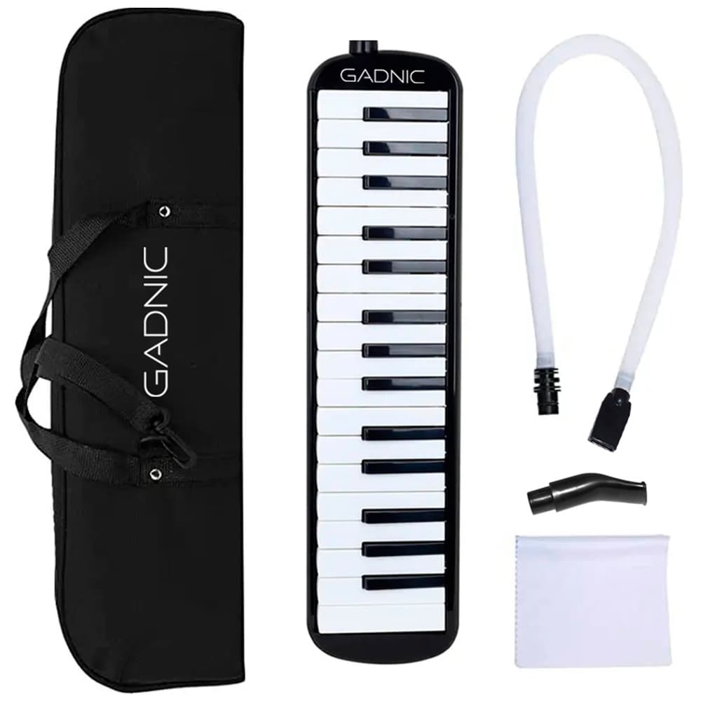 Flauta Melódica Gadnic Piano 32 Teclas Con Accesorios 