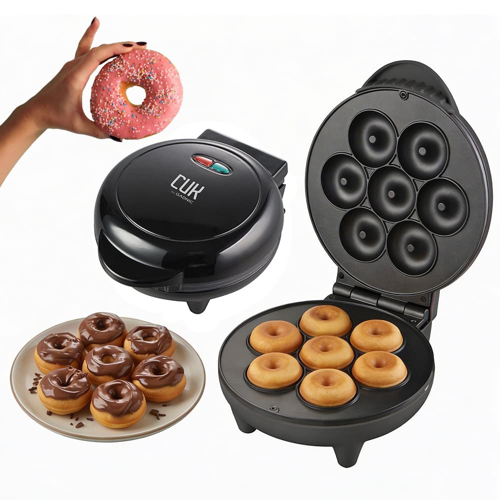 Máquina De Mini Donas CUK By  GADNIC  Mini Antiadherente 750W