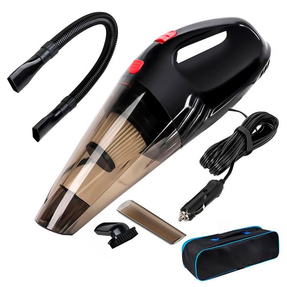Aspiradora de Mano 12v Para Auto Portátil 108w Filtro HEPA Cable 45Mts Outlet