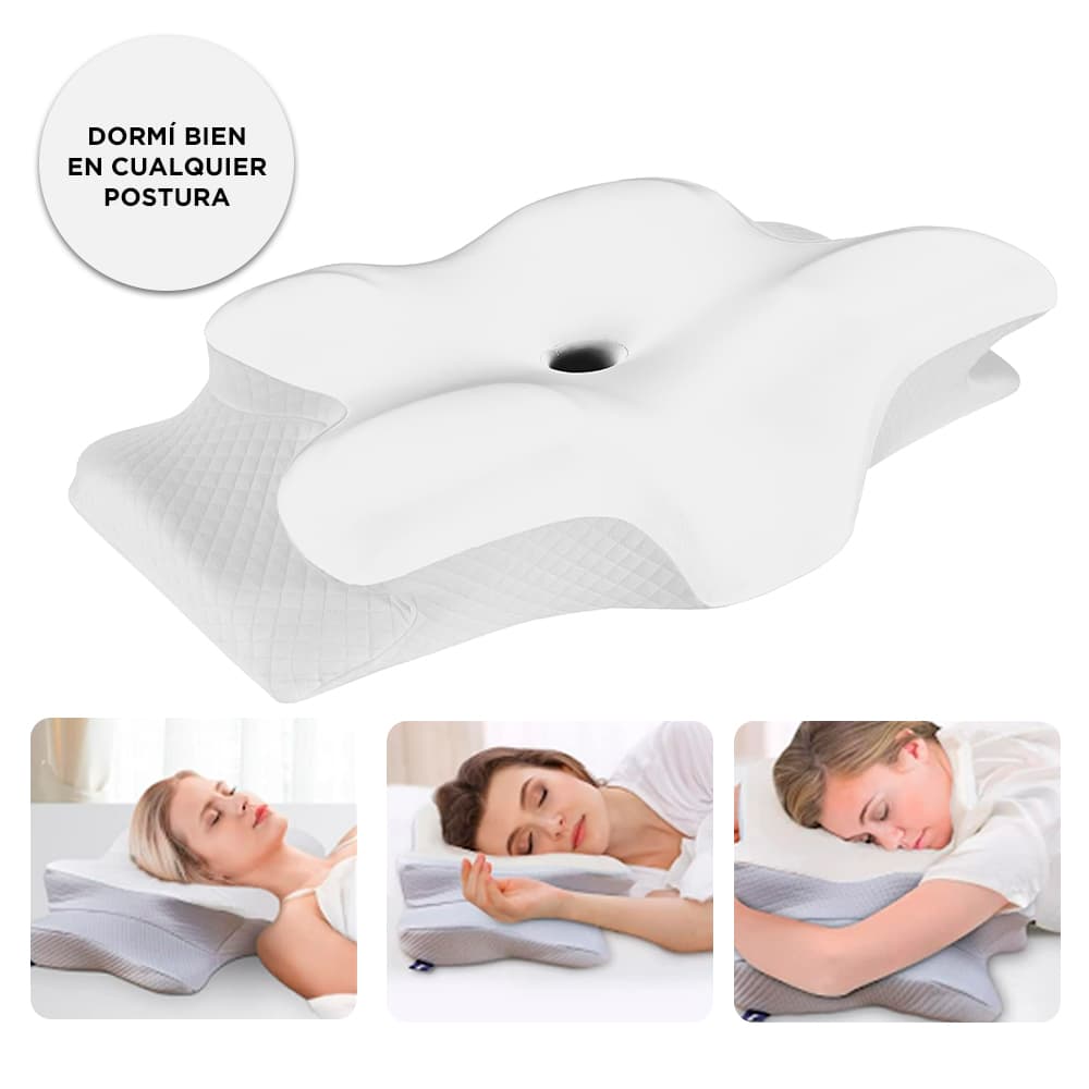 Almohada Inteligente Gadnic Espuma Memory Fresca Ergonómica Cervical