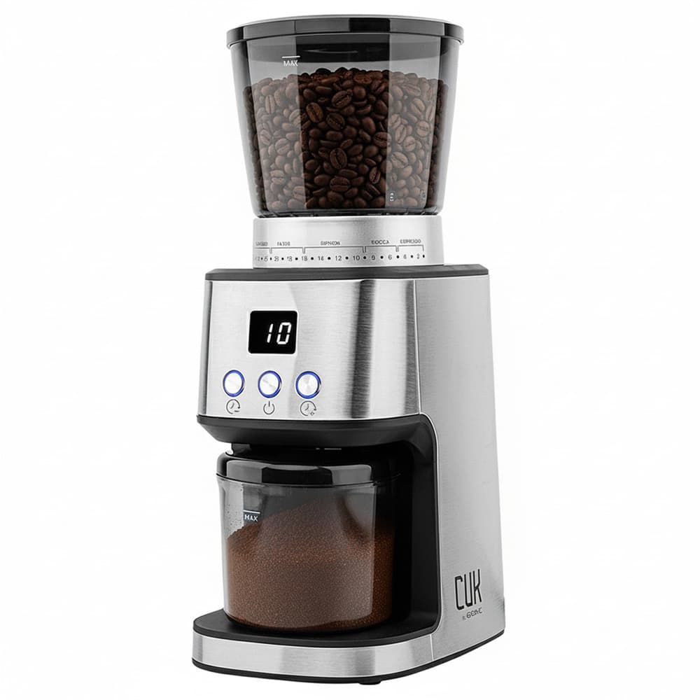 Molinillo De Café Eléctrico Cuk By Gadnic Kahve Acero Inoxidable Para Granos Cafe Especias Semillas