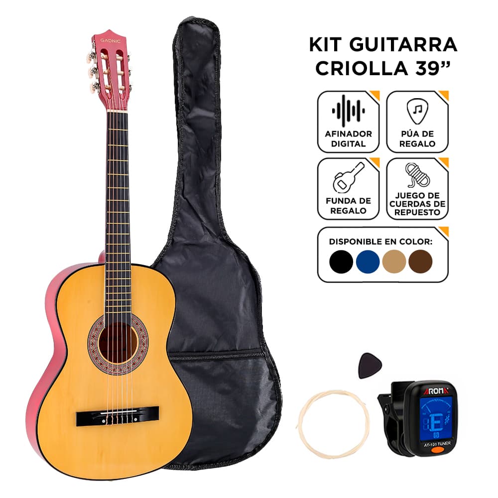 Guitarra Criolla Gadnic 39 COLOR