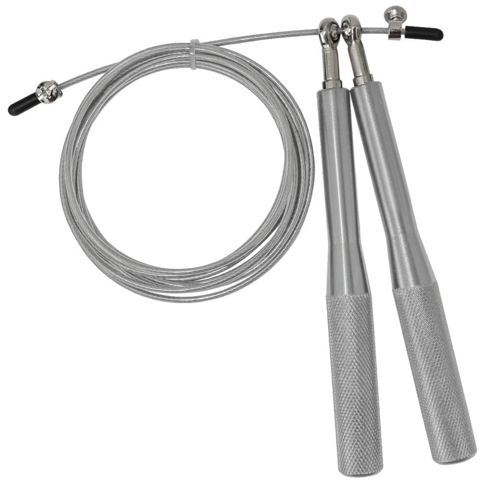 Soga Para Saltar Crossfit Gadnic Aluminio Con Rulemán Dual Cable De Acero Recubierto Ajustable 3M