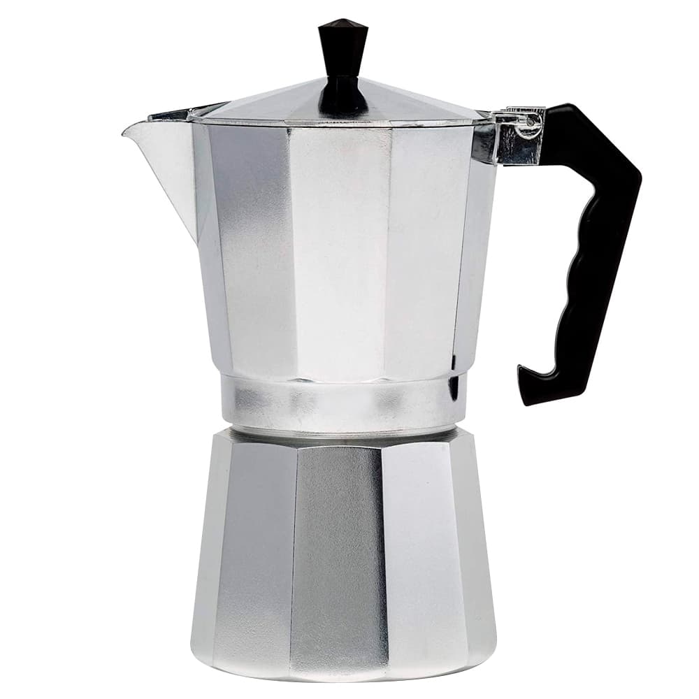 Cafetera Gadnic Moka Express manual plateada italiano 9 Tazas