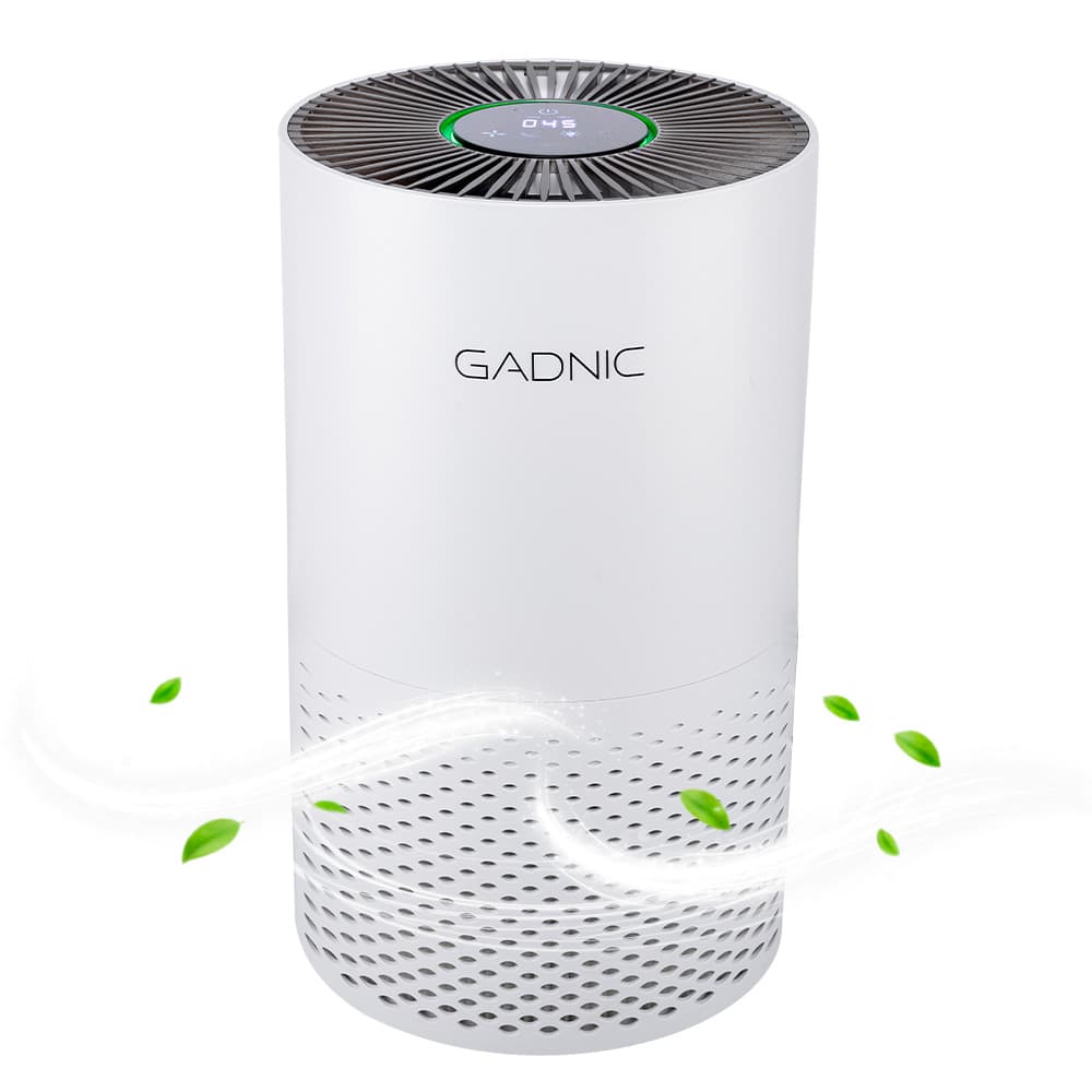 Purificador de Aire GADNIC Con Filtro HEPA H12 Para Alergias De Polen