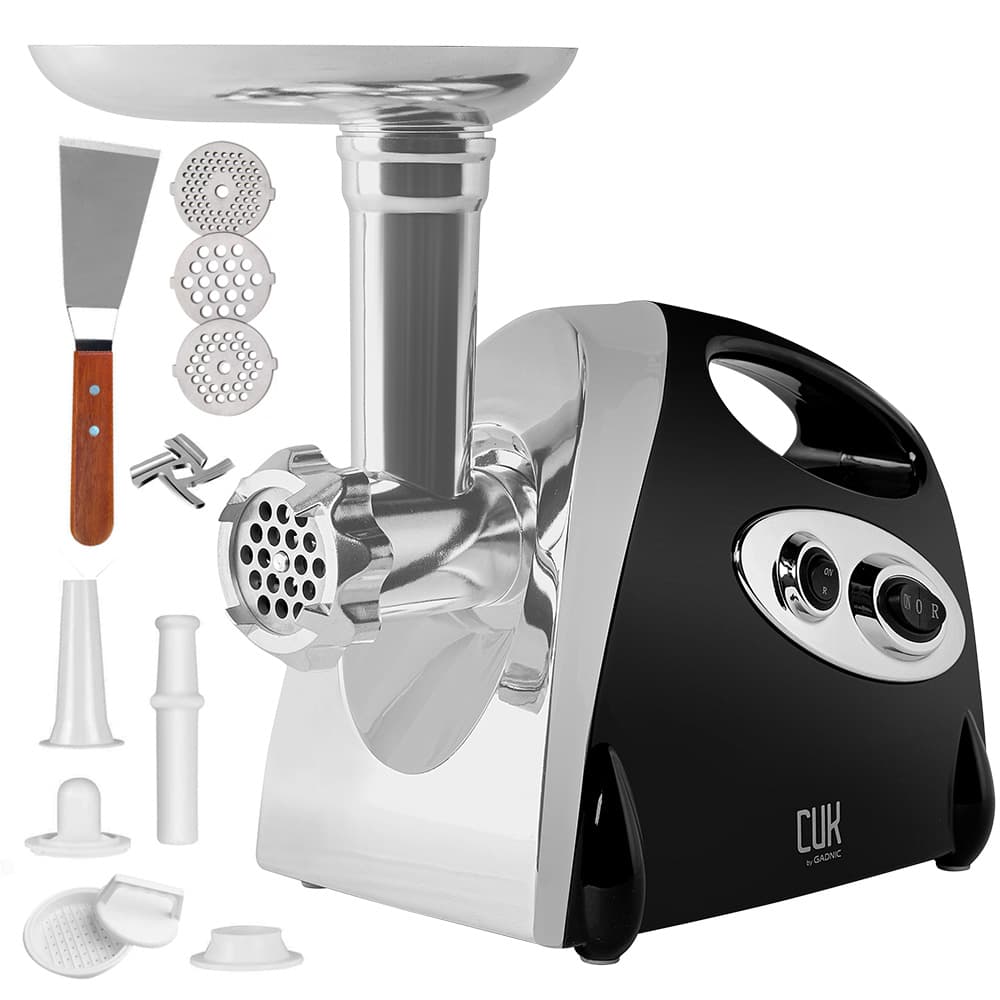 Picadora De Carne Electrica Gadnic P90 Multifuncion Acero Inoxidable 400W 80kgh