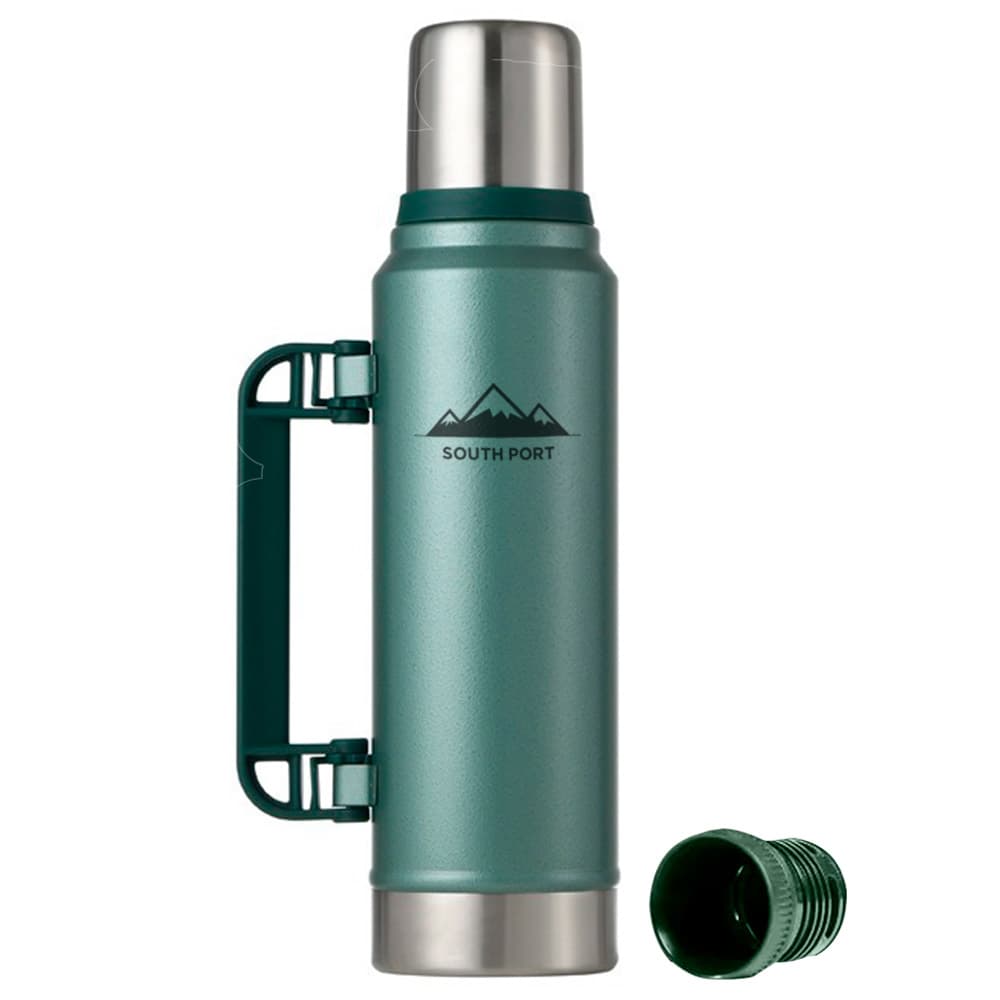 Termo South Port Acero Inoxidable 1.3L Pico Antiderrame