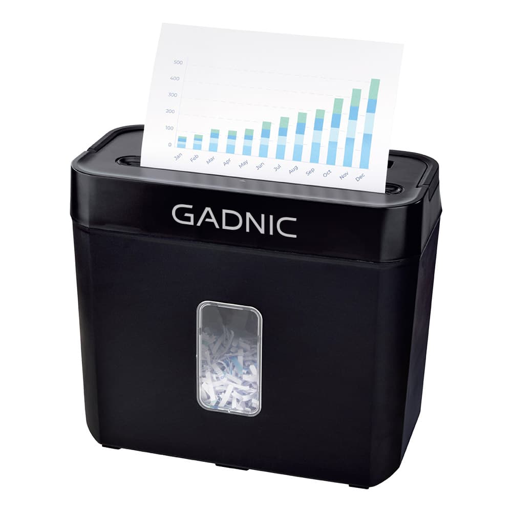Trituradora de Papel Gadnic Corte Cruzado P 4 Capacidad 8 Litros
